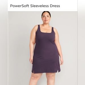 Old Navy Black PowrSoft Sleeveless Dress